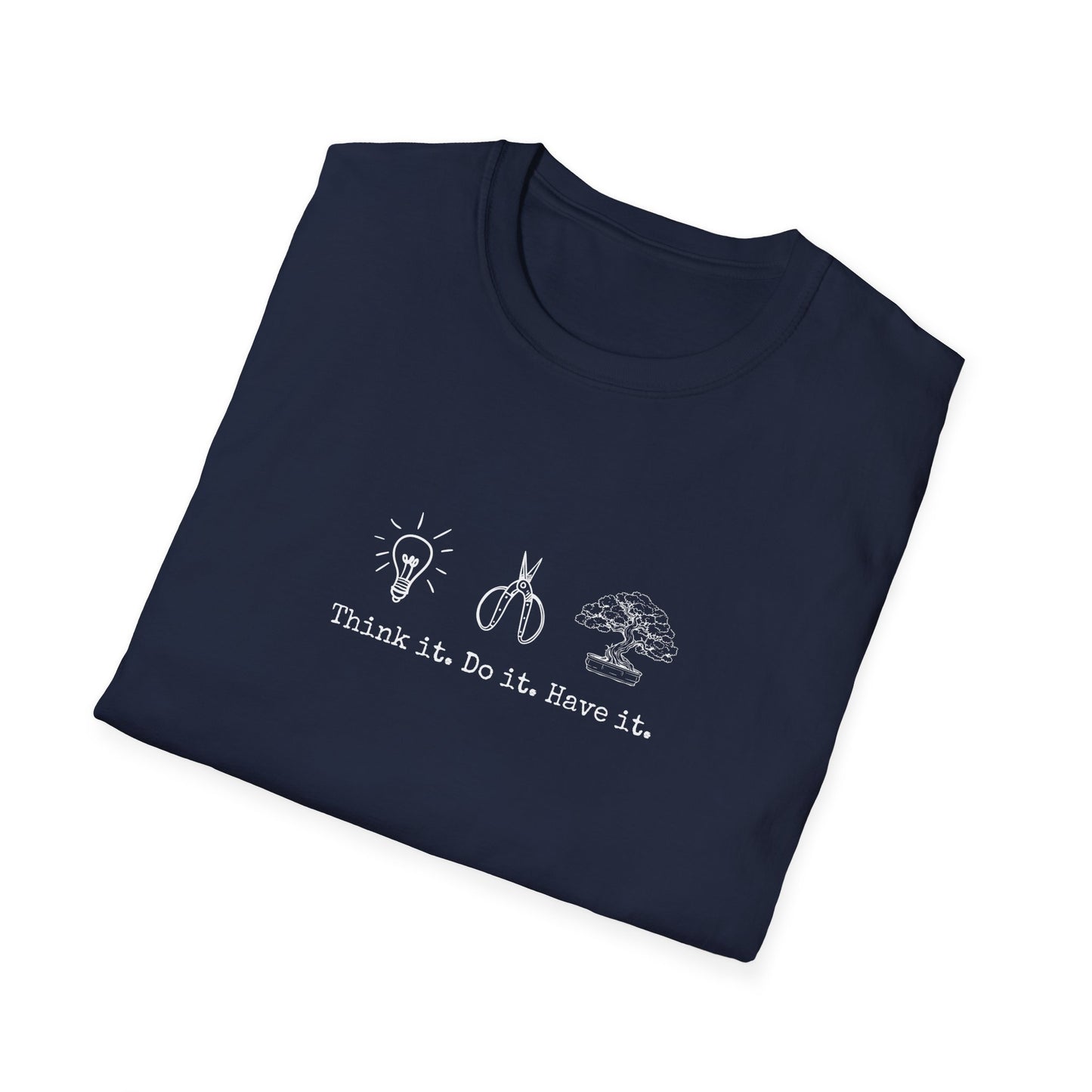 Tshirt: Bonsai Artist T-Shirt | Bonsai Tree Shirt | Bonsai Tool Shirt | Think It Do It Have It | Maker Shirt | DIY | Gildan Unisex Softstyle T-Shirt