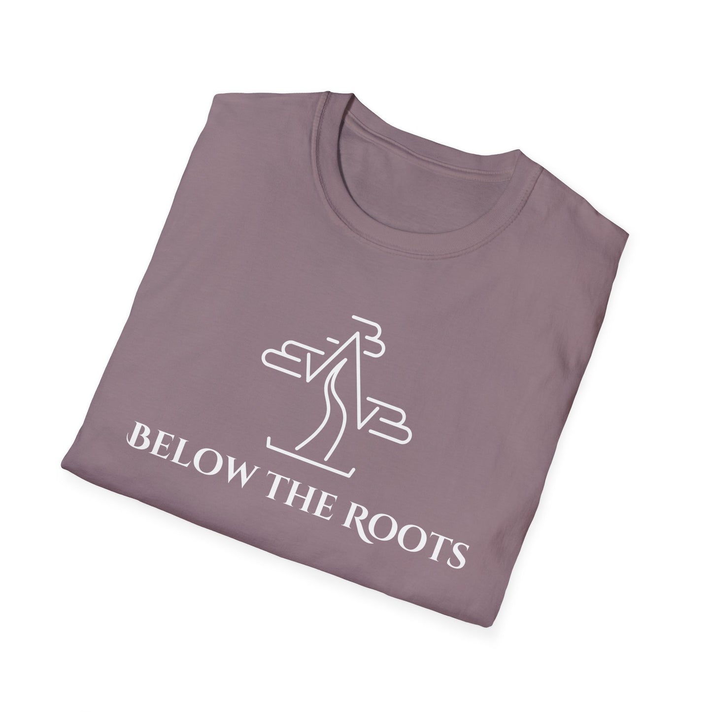 Tshirt F: Below the Roots Brand Logo Softstyle T-Shirt