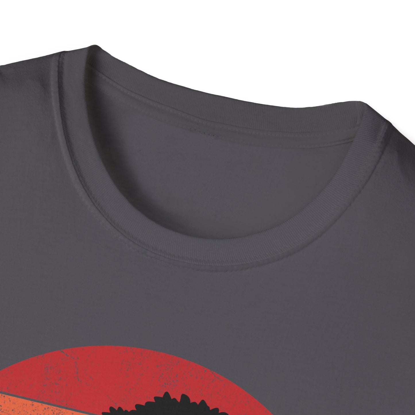 Tshirt A: Classic Sunset Bonsai Shirt, California Vintage-Style Bonsai Tree T-Shirt, Softstyle Bonsai Sunset Tee, Gift for Him