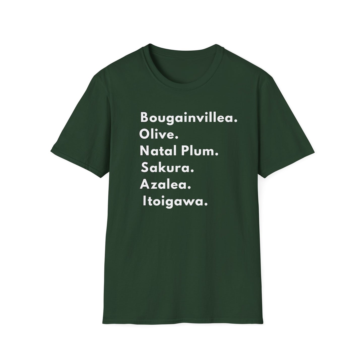 Tshirt: Bonsai Tee Spelling Bonsai Tree Types, Bonsai Word Art Softstyle T-Shirt, Bonsai Enthusiast Gift for Him, Bonsai Tree Varieties Top, Flower