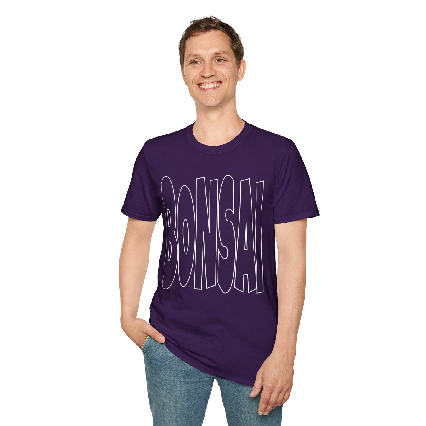 Tshirt C: Bonsai Softstyle Tee, Bonsai Hobby Gift