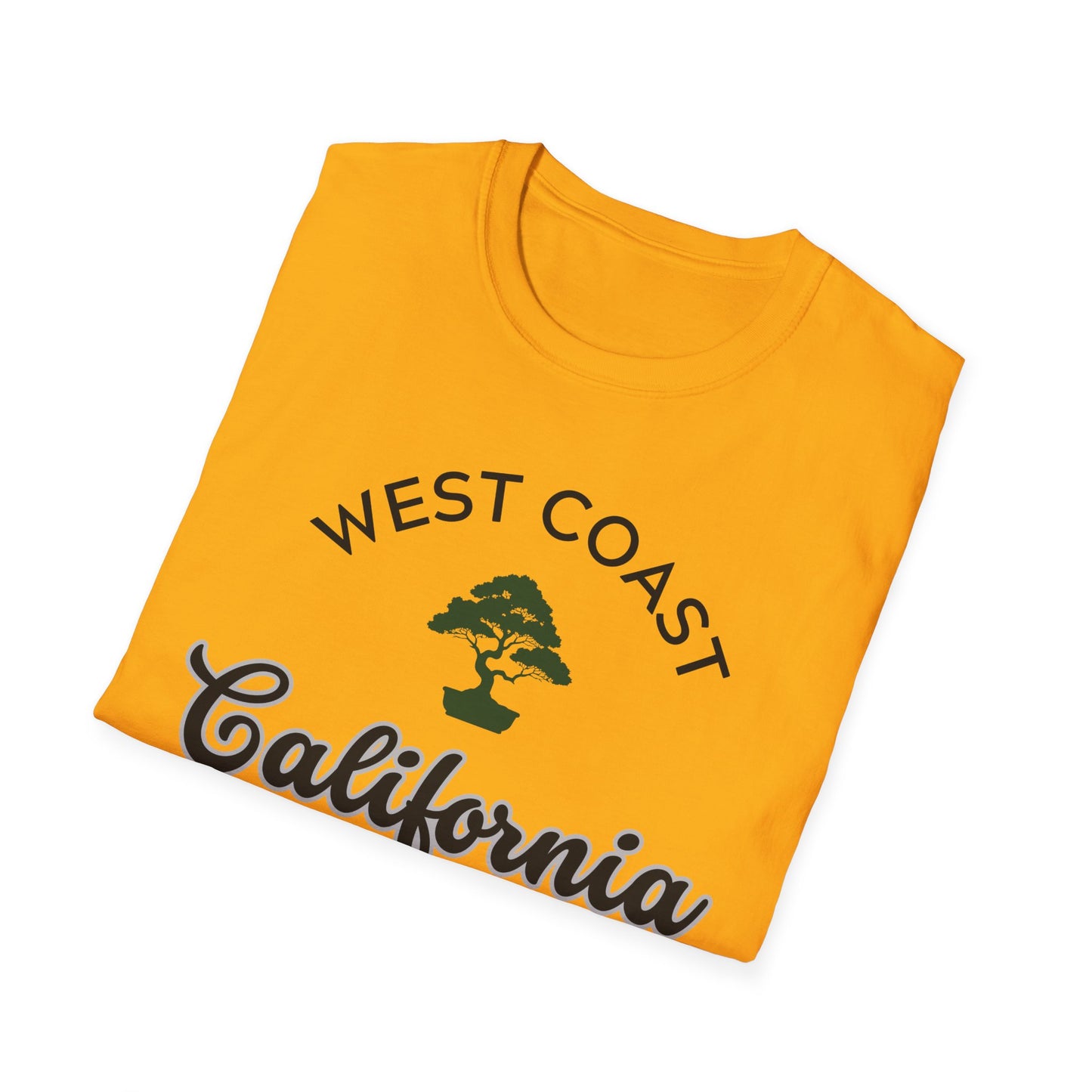 Tshirt 4: West Coast California Bonsai Shirt, Golden State Softstyle Tee, Bonsai Hobby Gift