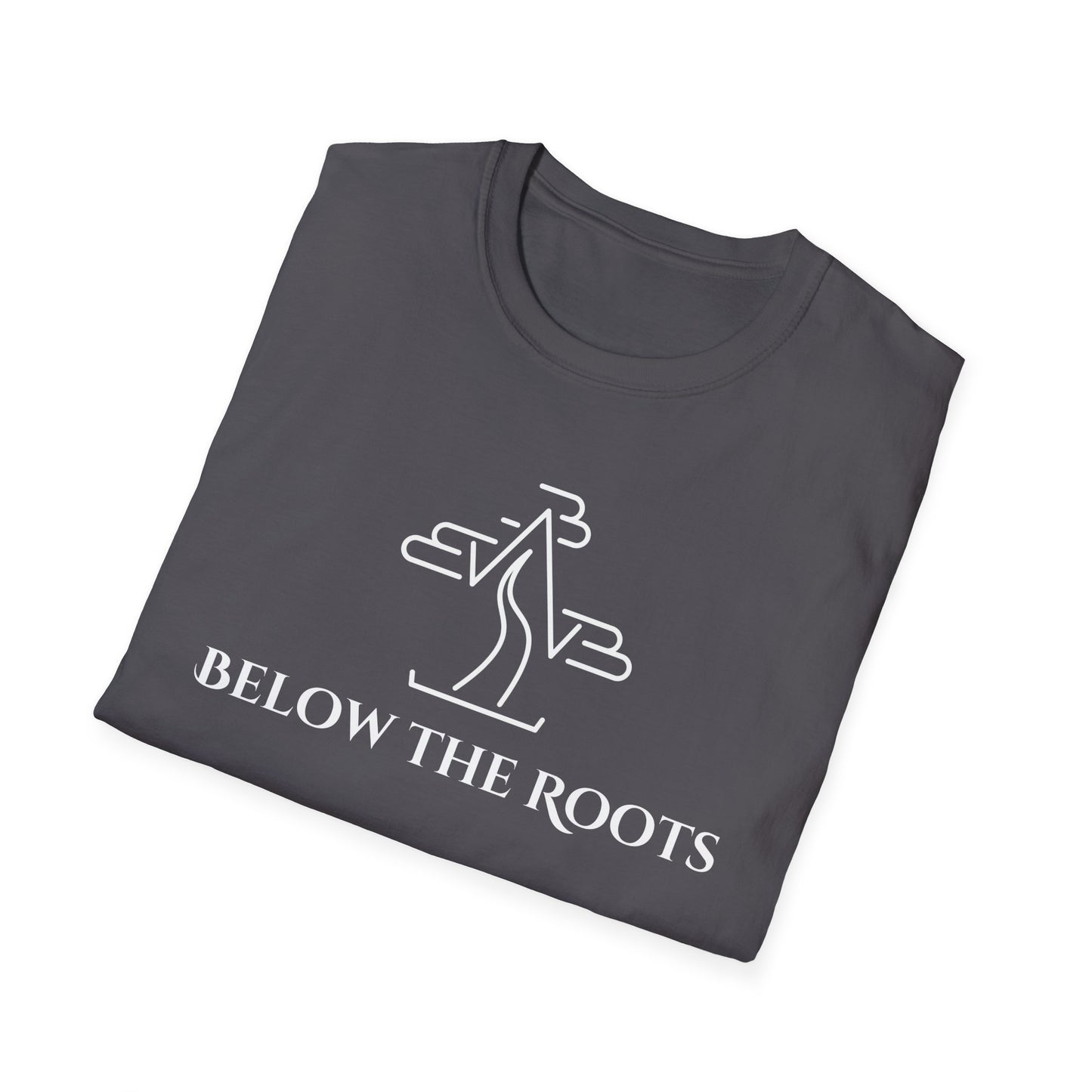 Tshirt F: Below the Roots Brand Logo Softstyle T-Shirt