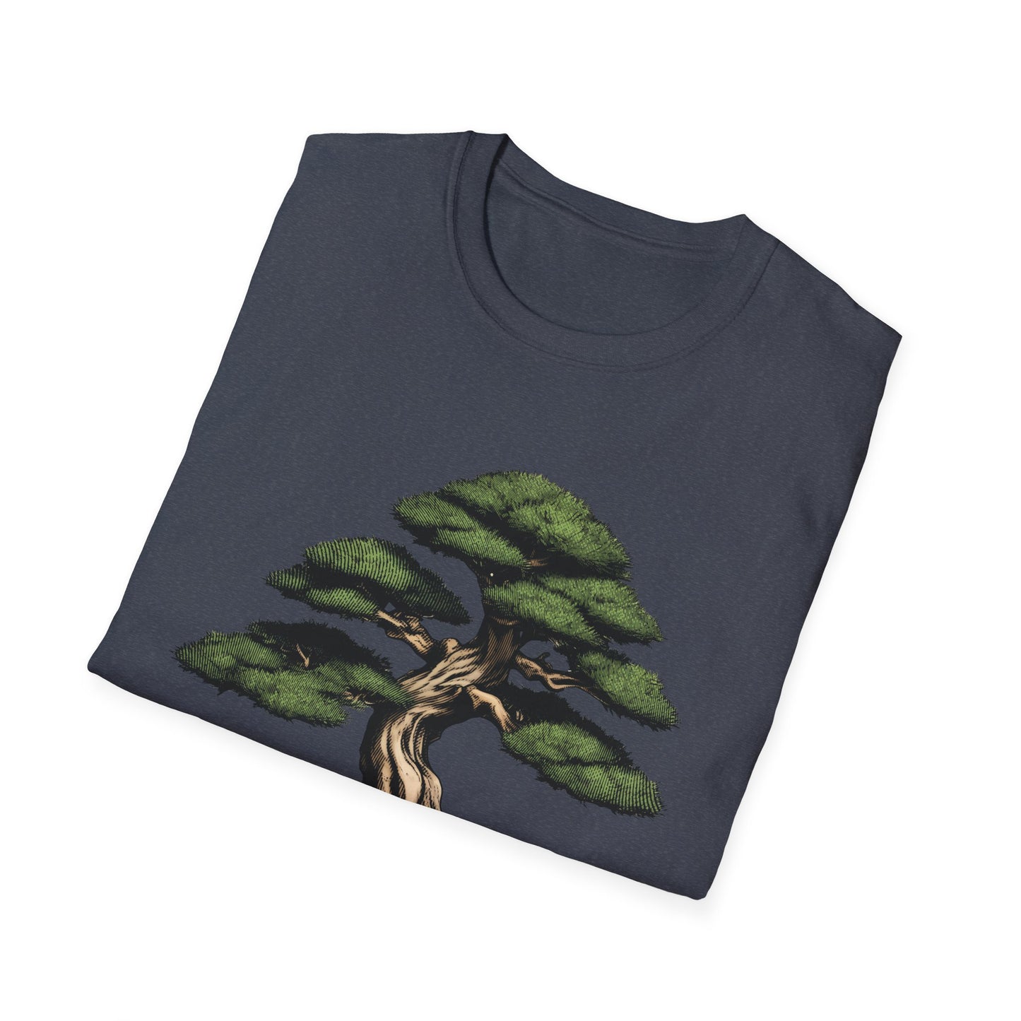 Tshirt D: Bonsai Tree Softstyle T-Shirt, Japanese Garden Tee, Nature Lover Gift, Botanical Shirt