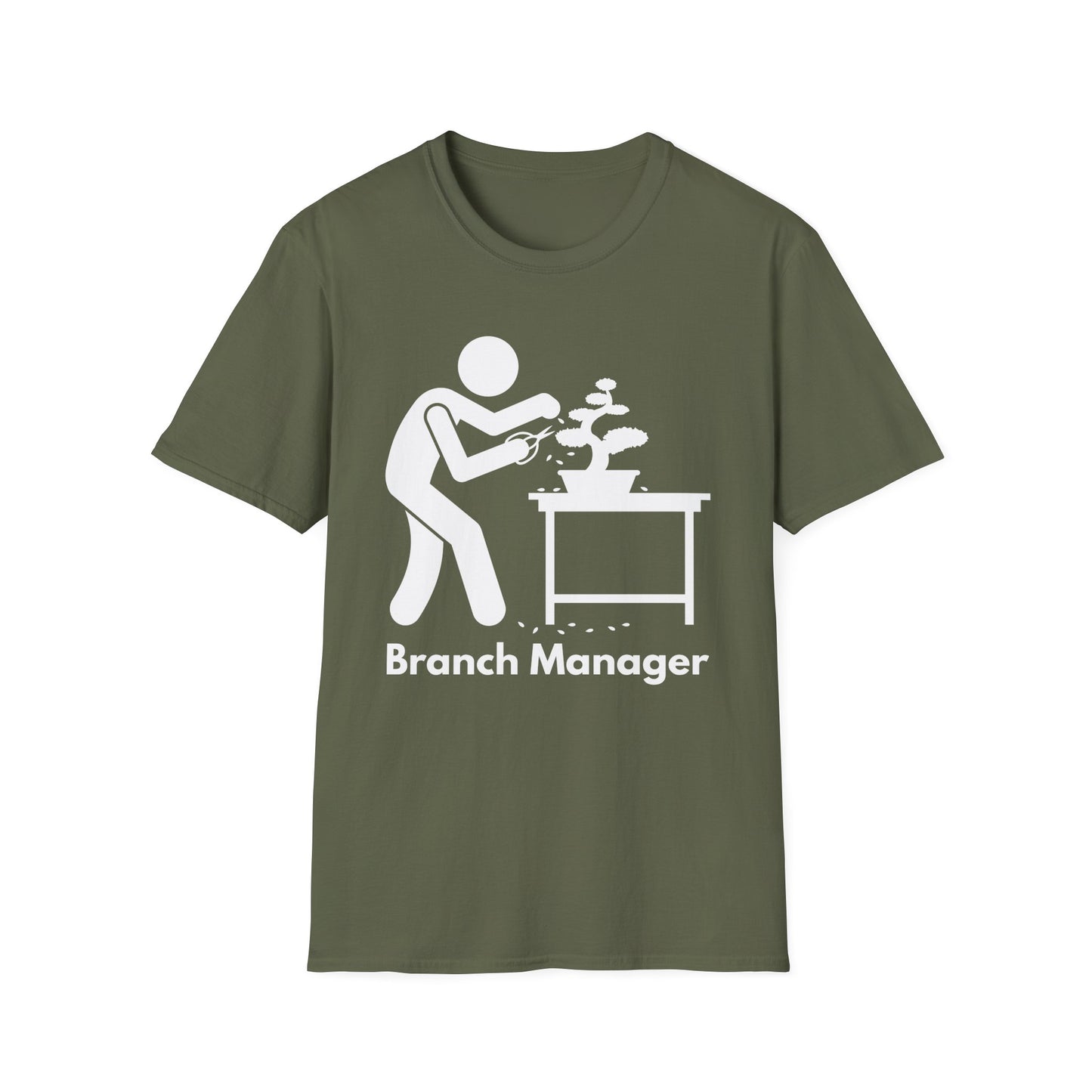 Tshirt 8: Bonsai Branch Manager Softstyle T-Shirt, Funny Bonsai Tree Shirt, Fun Bonsai Tree Lover Gift, Bonsai Tree Enthusiast Tee, Bonsai Humor Tee