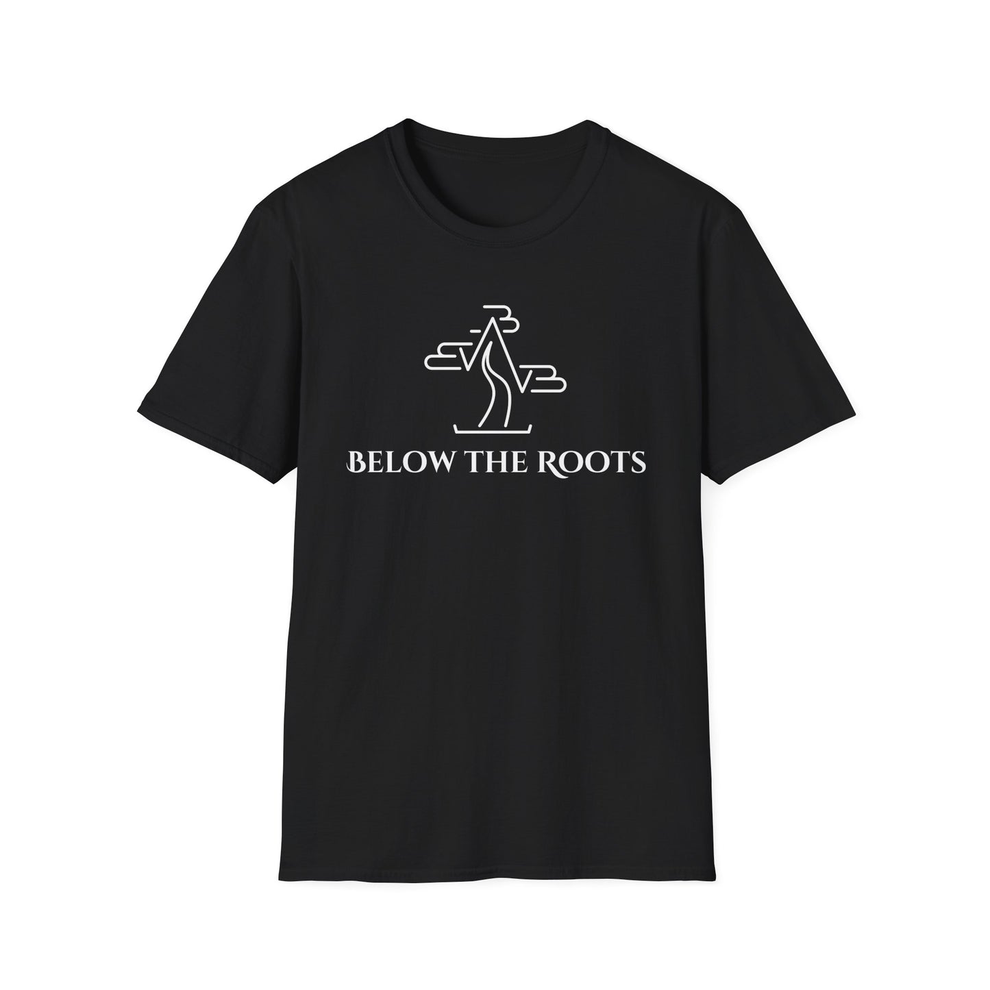 Tshirt F: Below the Roots Brand Logo Softstyle T-Shirt