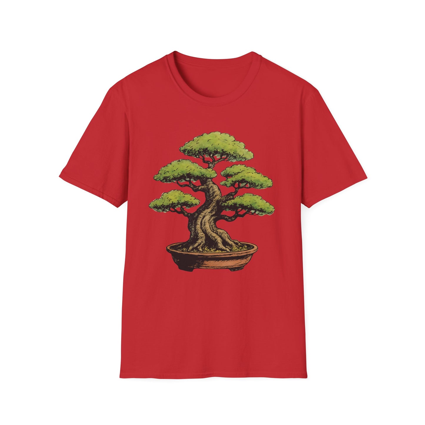 Tshirt 5: Bonsai Tree Graphic T-Shirt, Japanese Garden Softstyle Tee, Bonsai Lover Gift