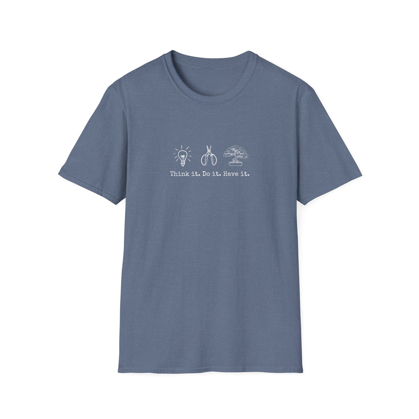 Tshirt: Bonsai Artist T-Shirt | Bonsai Tree Shirt | Bonsai Tool Shirt | Think It Do It Have It | Maker Shirt | DIY | Gildan Unisex Softstyle T-Shirt