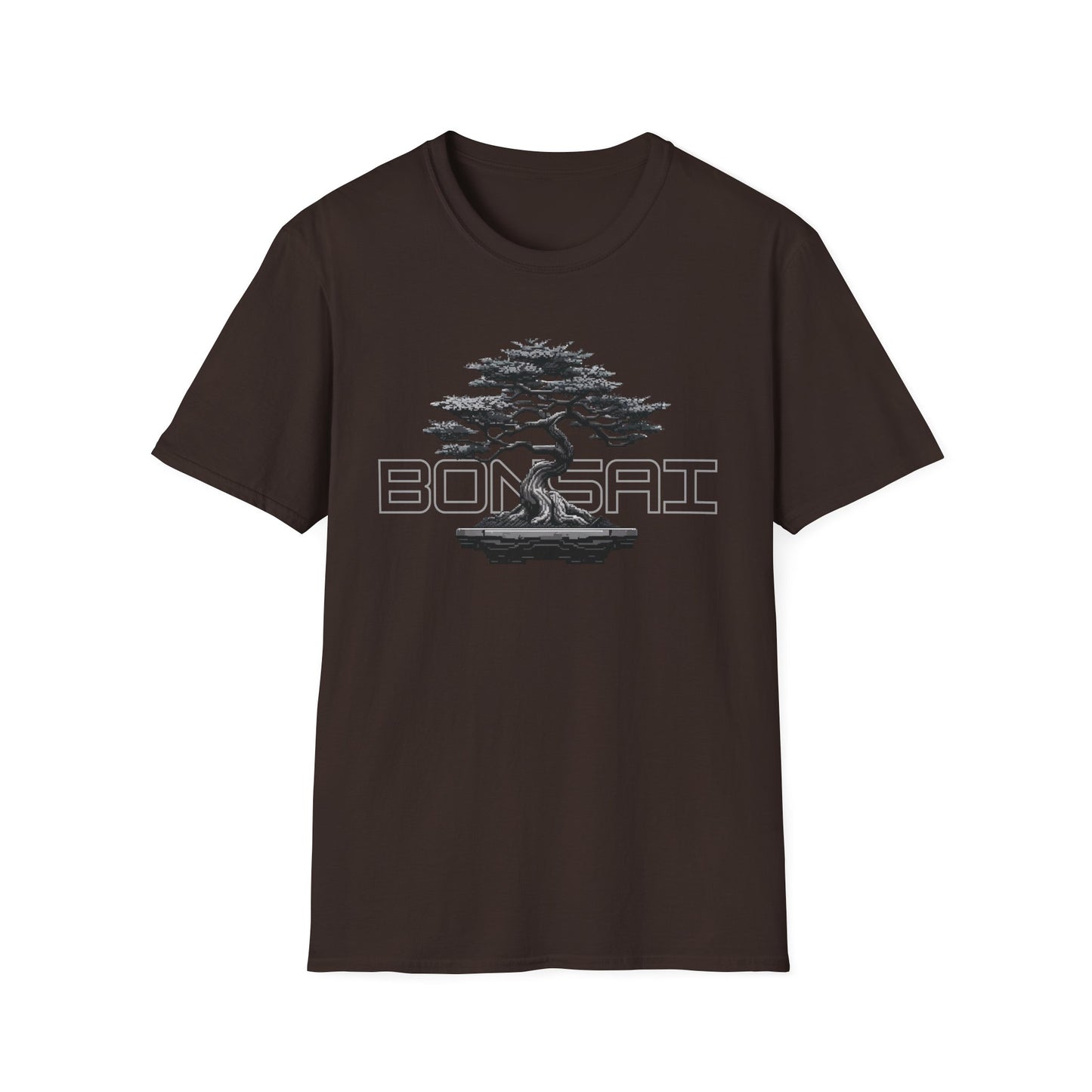 Tshirt B: Bonsai Tree Graphic Tee, Softstyle Unisex Shirt for Bonsai Enthusiasts