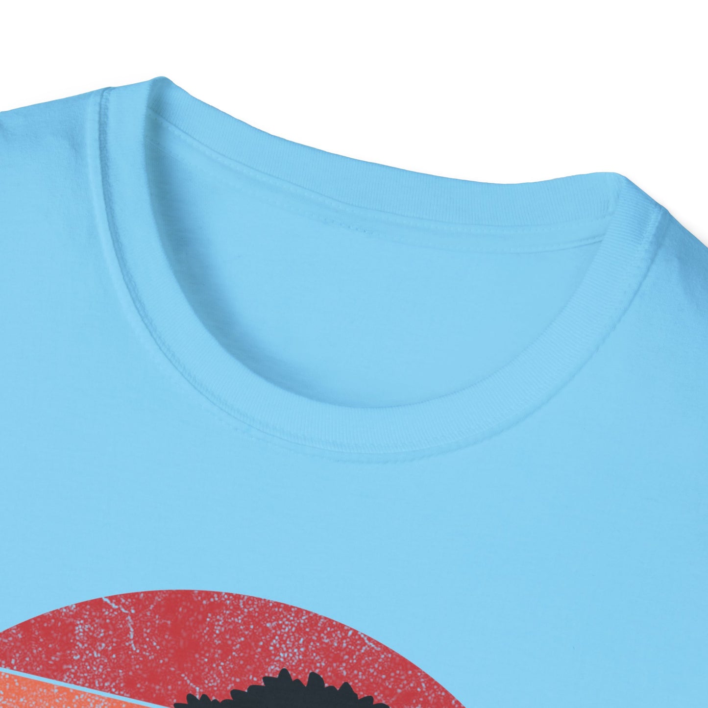 Tshirt A: Classic Sunset Bonsai Shirt, California Vintage-Style Bonsai Tree T-Shirt, Softstyle Bonsai Sunset Tee, Gift for Him