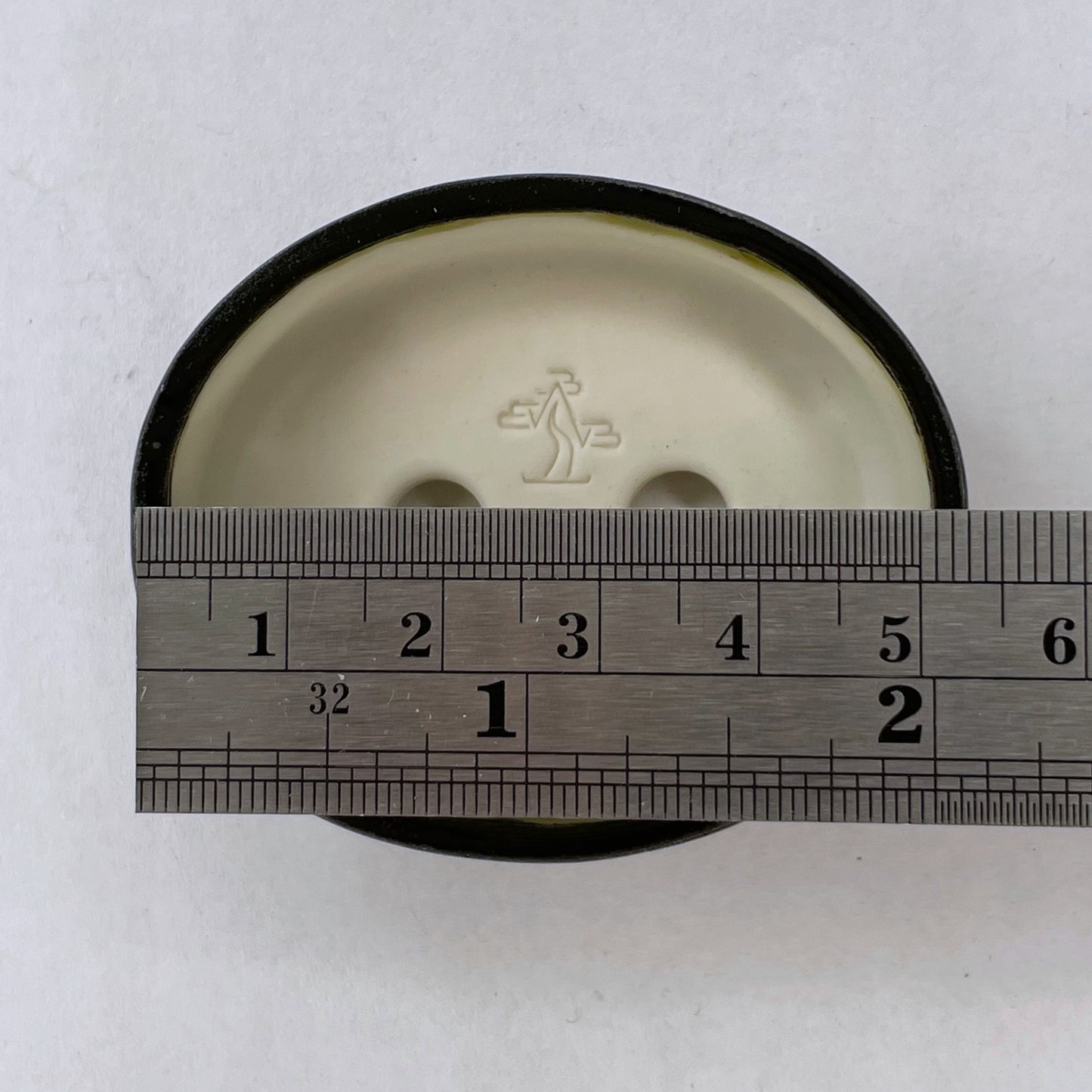 New! Tiny Oval Mame Bonsai Pot in Dark Lustre, About 2 inches wide